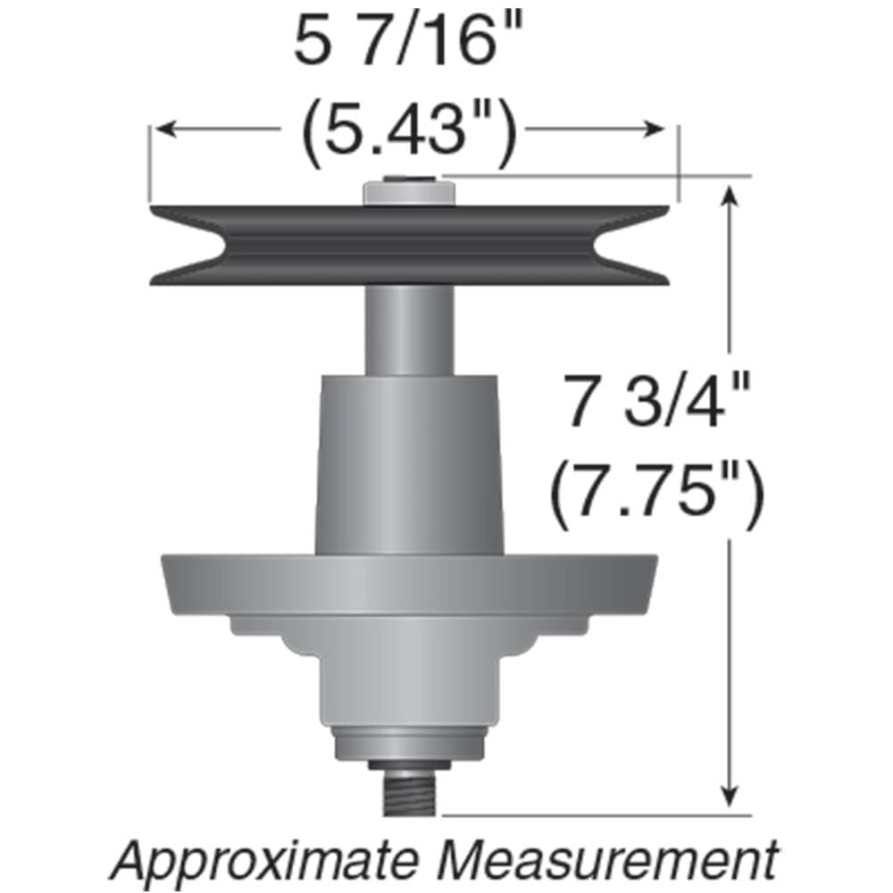 Rareelectrical Spindle Assembly Fits Huskee Supreme Garden Tractor