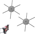 2026 Upgrade Mower Blade Replacement Kit,6-Line Solid Aluminum Weed Trimmer Head,Safe & Efficient Lawn Blade