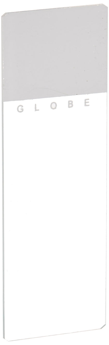 Microscope Slides, 1324W, White Frosted, Soda Lime Glass, Ground Edges, Safety Corners, 25mm x 75mm, Pre-Cleaned