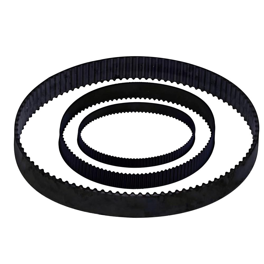2GT Timing Belt 170mm Length,10mm Width,Closed Loop Rubber Synchronous Belt with Fiberglass Core for Industrial Transmission & 3D Printers - 2-Piece