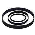 2GT Timing Belt 170mm Length,10mm Width,Closed Loop Rubber Synchronous Belt with Fiberglass Core for Industrial Transmission & 3D Printers - 2-Piece
