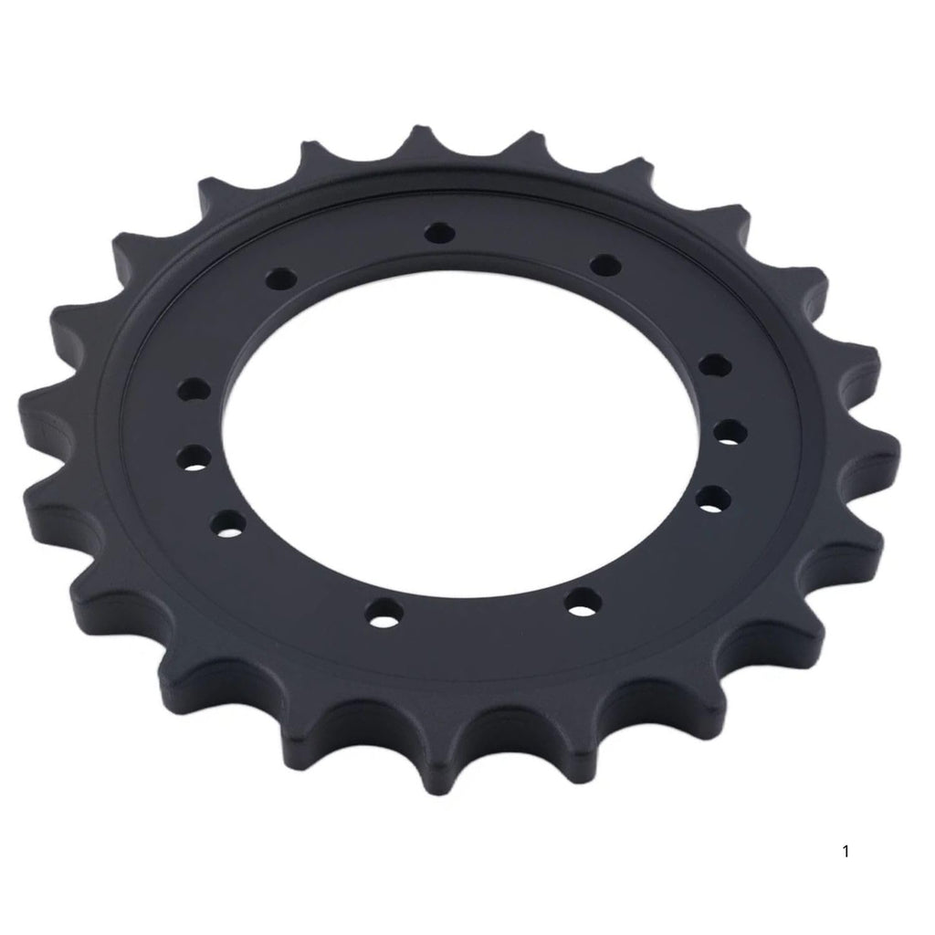 HESIEU 7199006 21 Teeth 11 Bolt Holes Sprocket Compatible with Bobcat Mini Excavator E25 E26 E27 E27Z E32 E32I E34 E35 E35I E35Z
