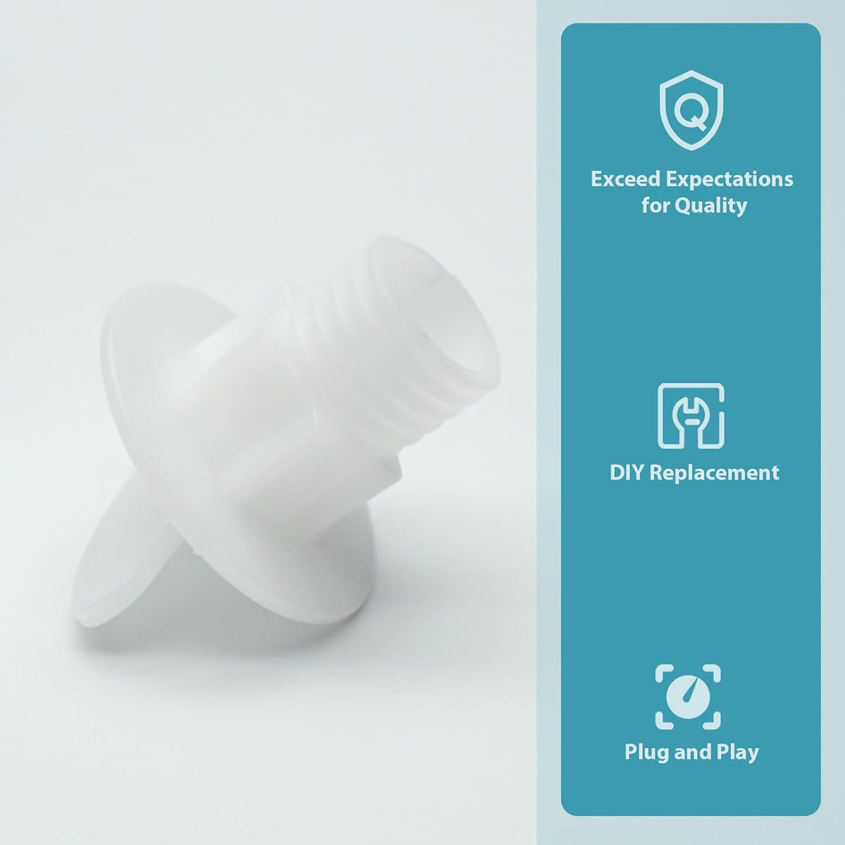 Dishwasher Lower Spray Arm Radial Ring Bearing and Retainer Nut Replacement Kit for Whirlpool Kenmore KitchenAid Inglis Dishwashers 9742945 9742946, WP9742945 AP3044826 PS402230 EA402230 AH402230
