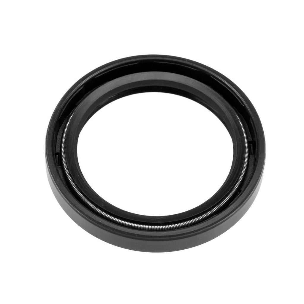 uxcell Oil Seal TC 35mm x 47mm x 7mm Nitrile Rubber Cover Black Double Lip