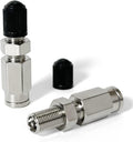 2pcs 1/4" OD Inflation Schrader Valve for Air Spring line