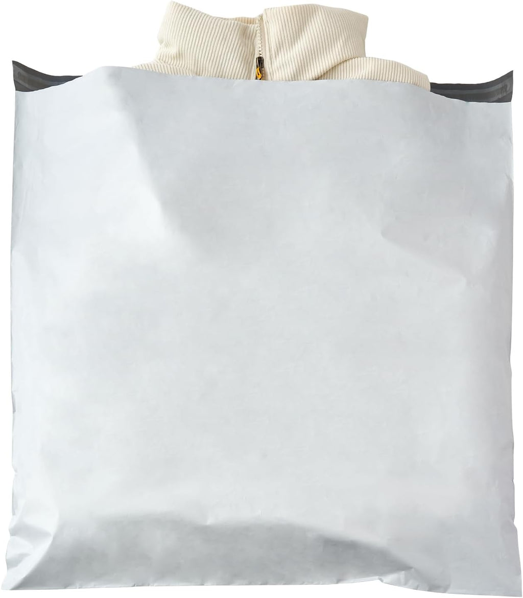 100 ct 24x24 Extra Large Self-seal Poly Mailers. Tear-proof, Water-resistant and Postage-saving Lightweight Plastic
