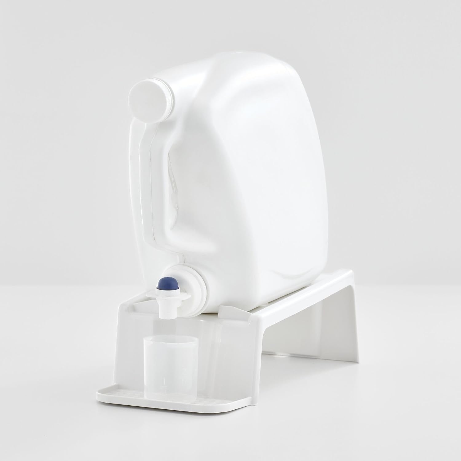Laundry Detergent Holder Stand, White | Liquid Detergent Organizer