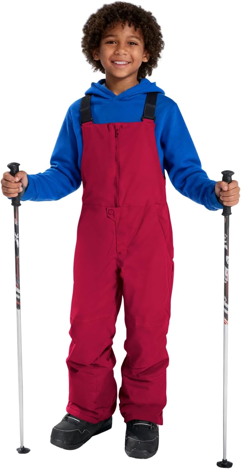 Boys Snow Bibs Kids Ski Pants 5-14 Years | Waterproof, Insulated, Snowboard, Winter Overalls