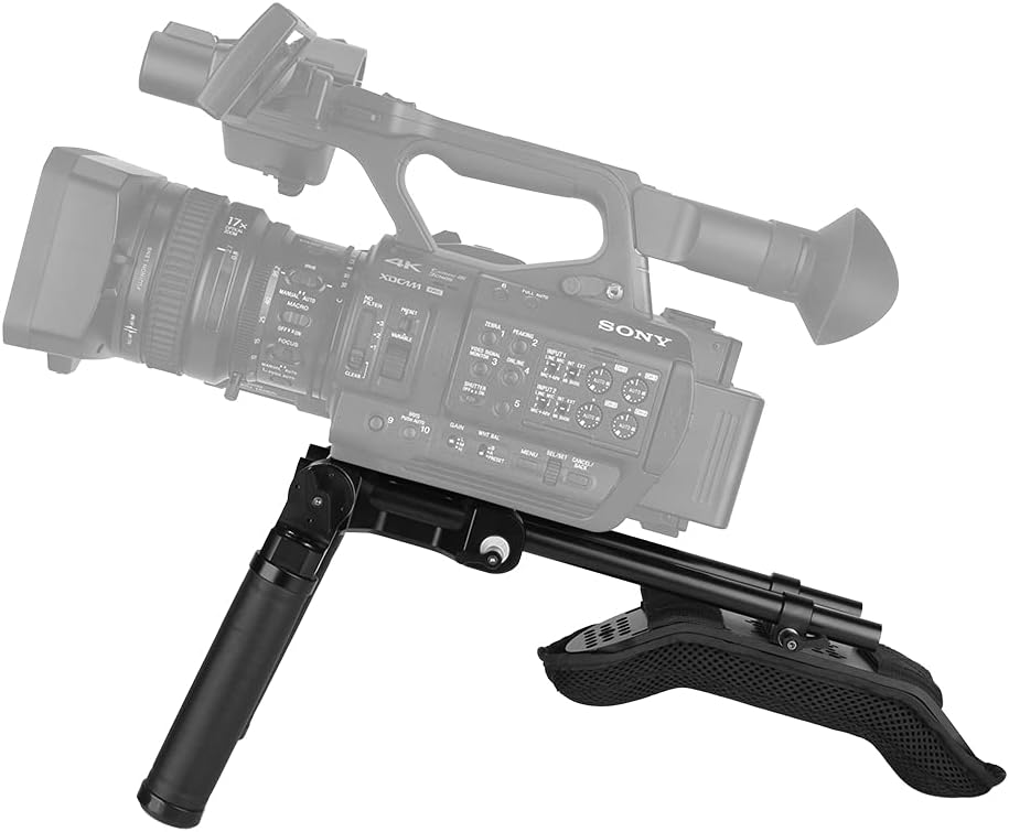 15mm Rod Rail Shoulder Rig Support System Applicable for Canon C300 C200 C100, Sony FS7 FS5 FX9, RED DSMC2 Cinema
