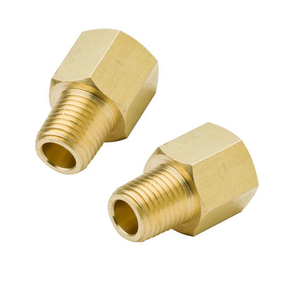 Legines Brass Pipe Fitting, 1/2" NPT Female to 1/2" NPT Male Adapter, 1200psi High Pressure (Pack of 2)
