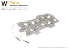 Whirlpool WP35001247 OEM Dryer Heating Element, White and Chrome