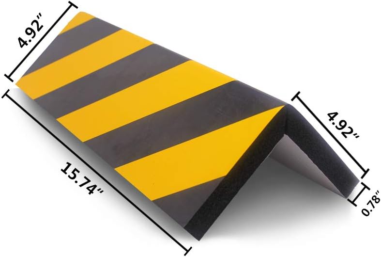 Garage Wall Protector Foam Wall Bumper Corner Guard for Parking Lot 4 Pack
