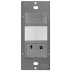 TOPGREENER Air Circulator Timer Switch with PIR Motion Sensor, Grey