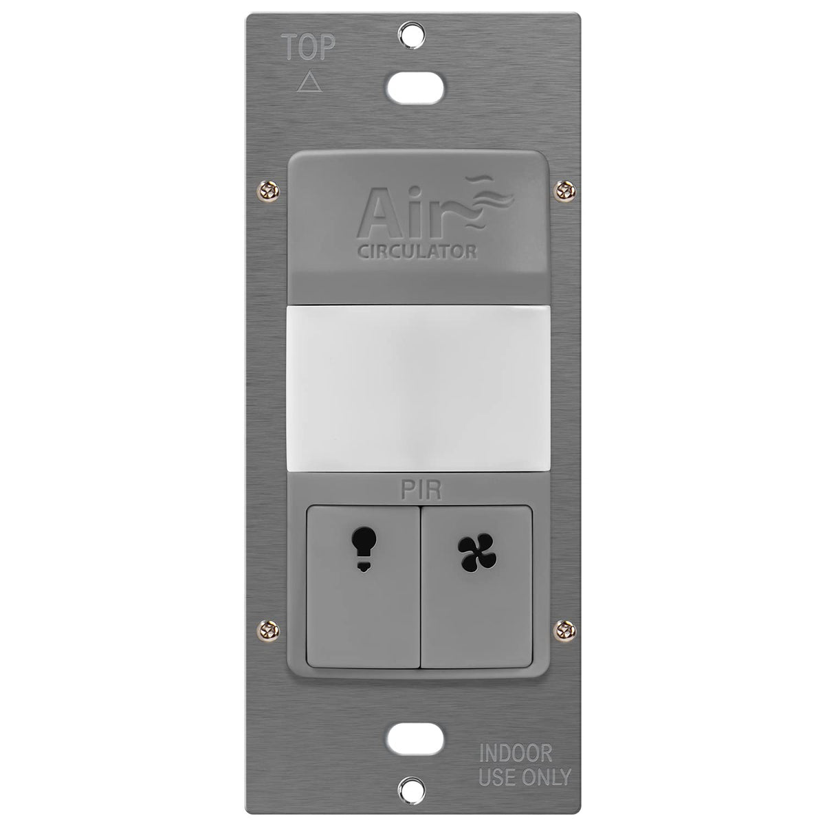 TOPGREENER Air Circulator Timer Switch with PIR Motion Sensor, Grey
