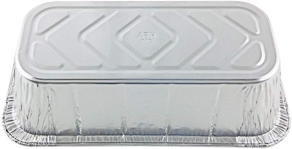 Third 1/3 Size Deep Disposable Steam Table Aluminum Pan Tray -(Pack of 50)