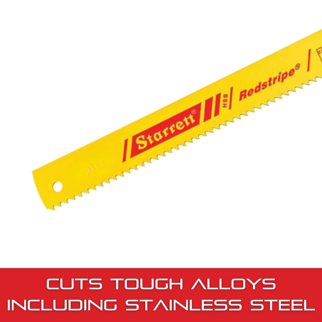 Starrett Redstripe Power Hacksaw Blade, 14" L x 1" W x .050" T