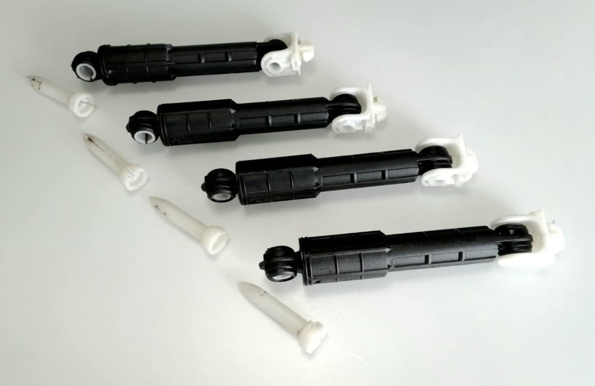 Pack 4 Shock Absorber Replacement For GE GFWS1700H1WW GFW450SSM0WW GFWS1705H0DG GFWS1705H1DG GFWN1600J0WW GFW450SSK0WW GFWN1600J1WW GFWS1700H0WW Washing Machine