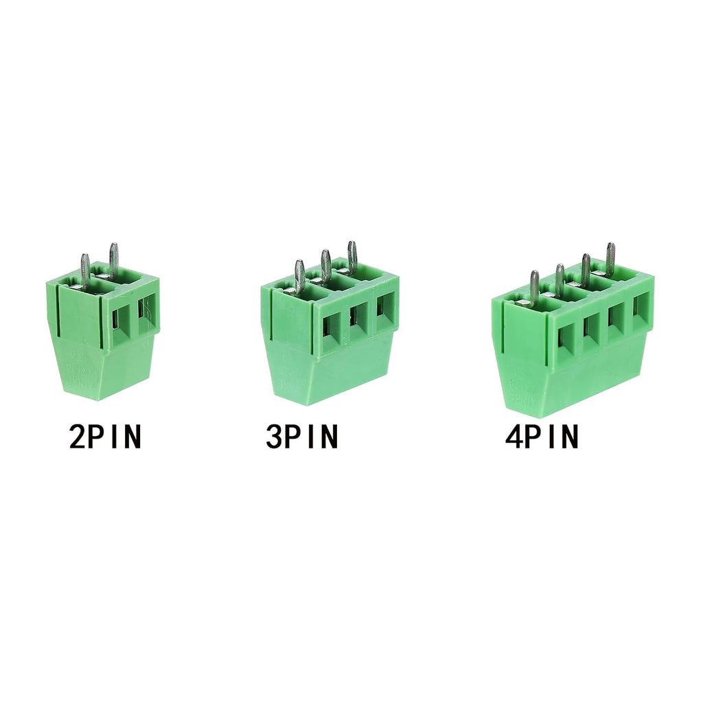 50PCS 5.08mm 0.2" Pitch PCB Mount Screw Terminal Block Connector