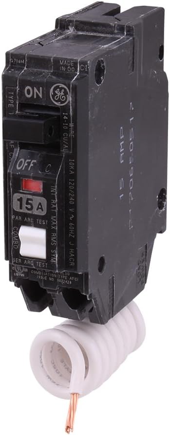 ABB Q-Line 15A Single-Pole Circuit Breaker, Arc Fault Self Test