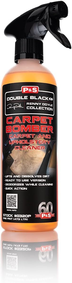 Carpet Bomber – Professional Upholstery Cleaner, Citrus-Based Formula, Removes Grease, Dirt & Odors, Highly