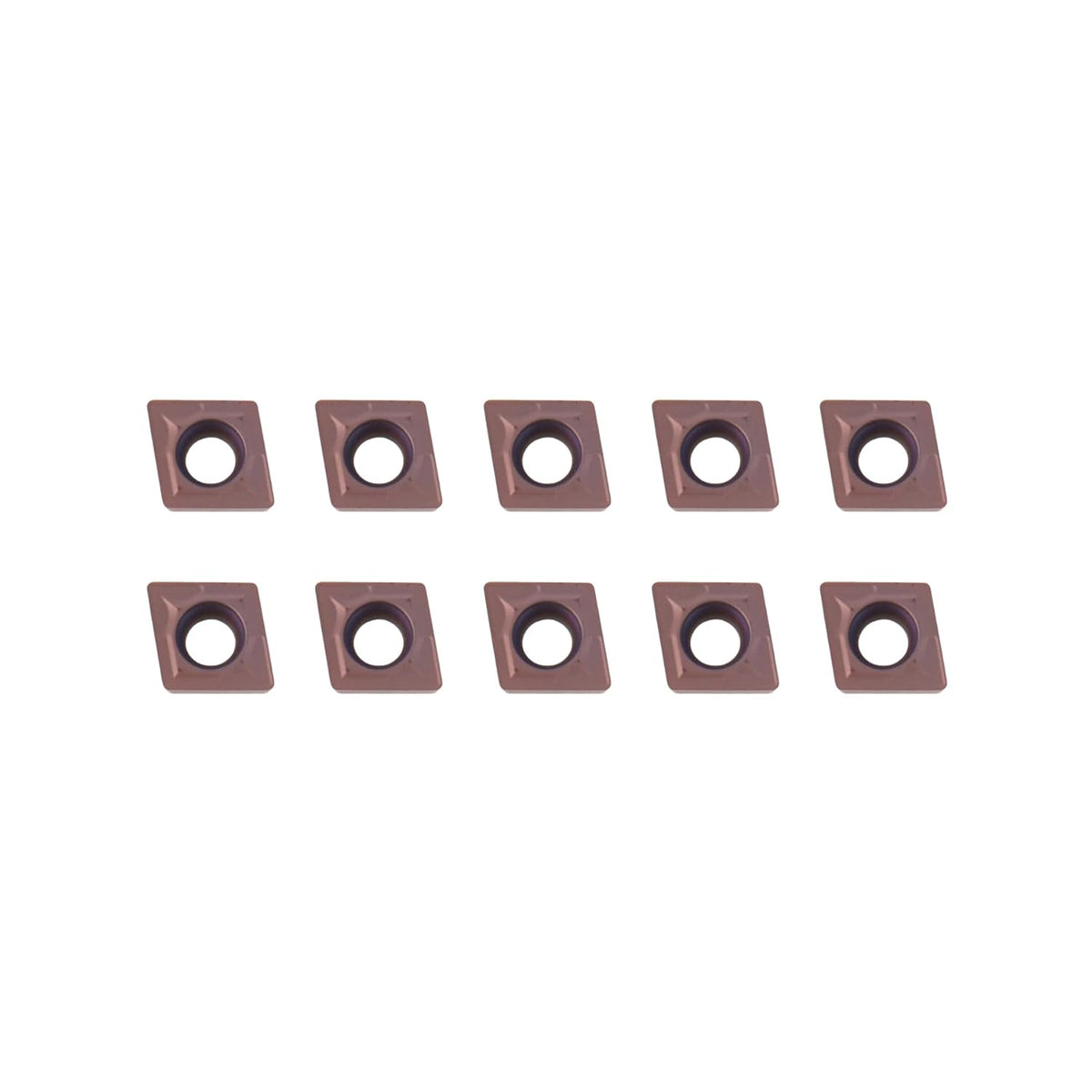10Pcs CCMT21.51 CCMT060204 Carbide Turning Inserts