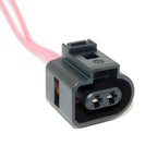 1x Connector 2 pin 2-way for Audi Alternator 1J0 973 722