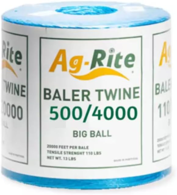 Bridon Max Hay Baling Twine - 500 x 4000 Ft - UV' Single Spool - Blue