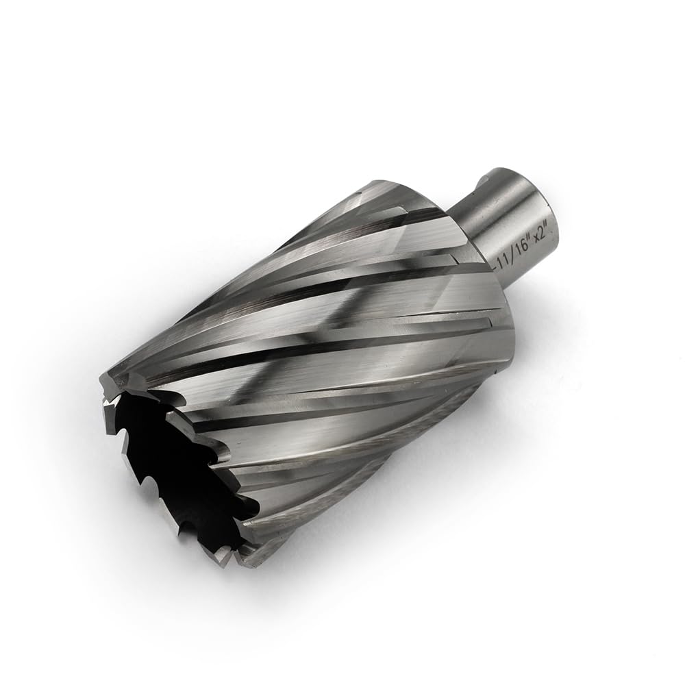 Annular Cutter JESTUOUS 3/4 Inch Weldon Shank 1-11/16 Cut Dia 2 Cut Depth