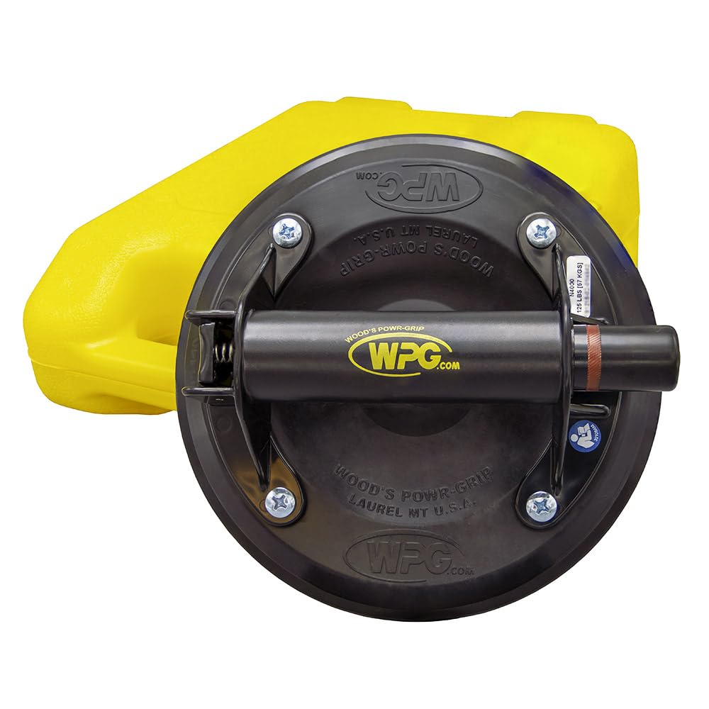 Wood's Powr-Grip N4000 8" Flat Vacuum Cup with ABS Handle