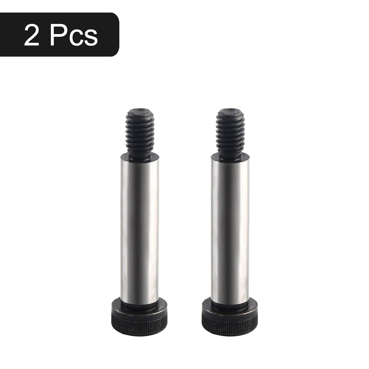 AnRui 2Pcs Alloy Steel 1/2" Shoulder Bolt, Hex Socket Head, 3/8‑16 UNC