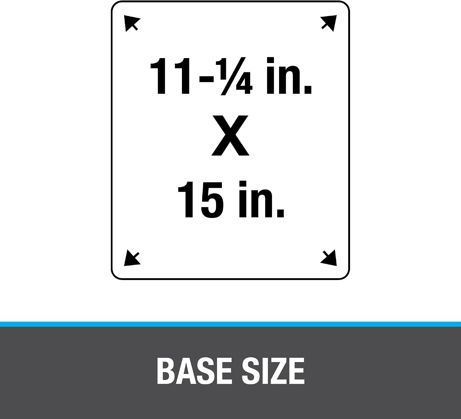 1-1/2 in. to 3 in. Thermoplastic All-Flash No-Calk 11-1/4 in. x 15 in. Base Roof Flashing