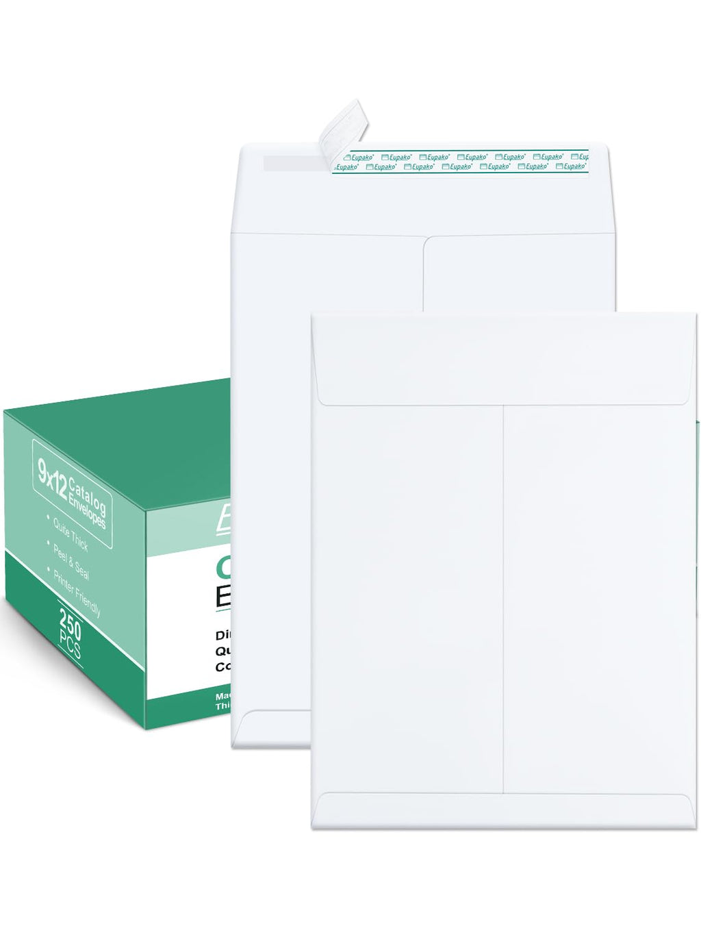 Catalog Envelopes 9x12 White Envelopes Self Seal 250 Pack