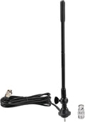 27MHz CB Radio Antenna with Adjustable Rotating Base | PL259 & BNC Boat Marine Car Antenna Kit, Compatible with