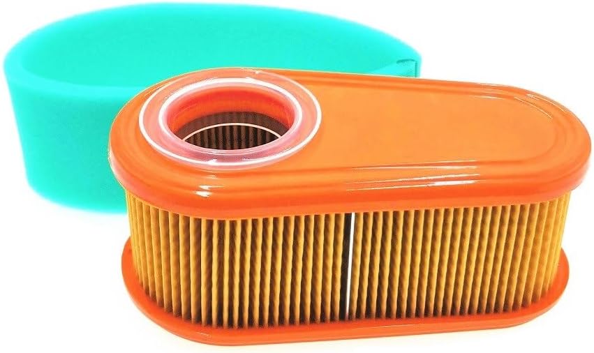 795066 Air Filter Replace for BS 5419,796254 OEM Air Cleaner Cartridge with 796254 Pre Filter Fits Lawn Mower Air Cleaner Element