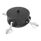 Gloxco Cam and Groove Fitting, Polypropylene, Type DC, 4" Dust Cap (CAM-40-DC-PP)