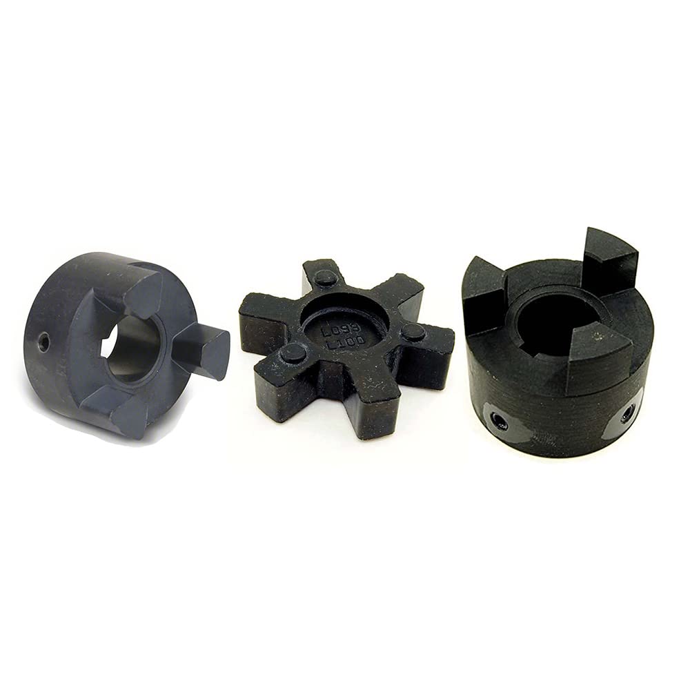 L100 L-Jaw Coupler Set Includes 7/8" & 1" Couplers & Rubber Insert