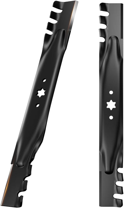 42 inch Deck Lawn Mower Blade, 942-04308-X, 942-04308 Mulching Blades with 6 Point Star, Replace Number for Troy Bilt