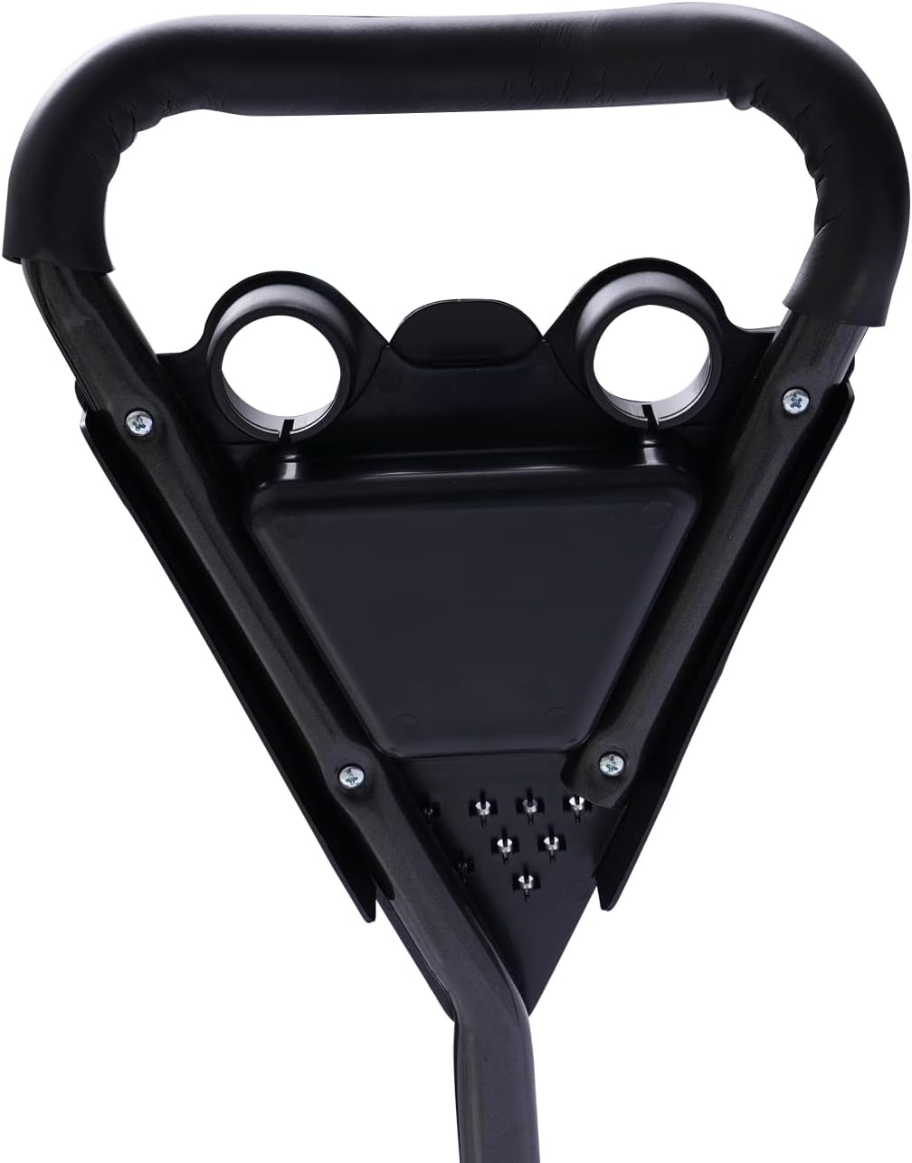 Folding Golf Push Cart, 3 Wheel Lightweight Collapsible Pull Golfing Cart with Ball Holes, Water Cup Holder, Golf