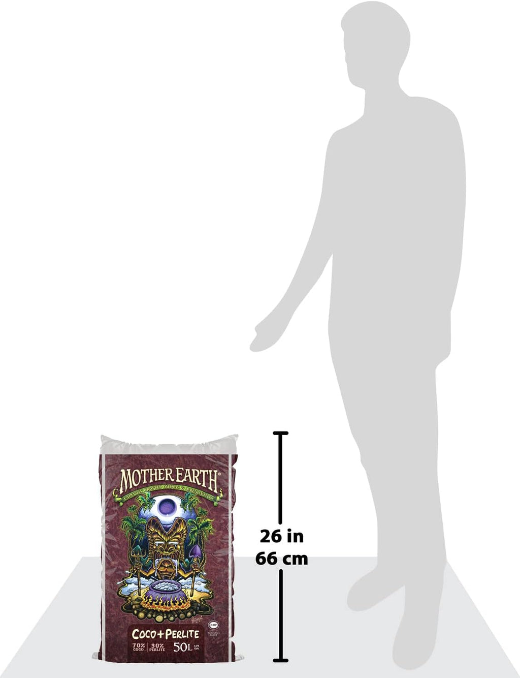 Mother Earth Coco + Perlite Mix, Growing Media for Indoor and Outdoor Container Gardening, 1.8 cu. ft.