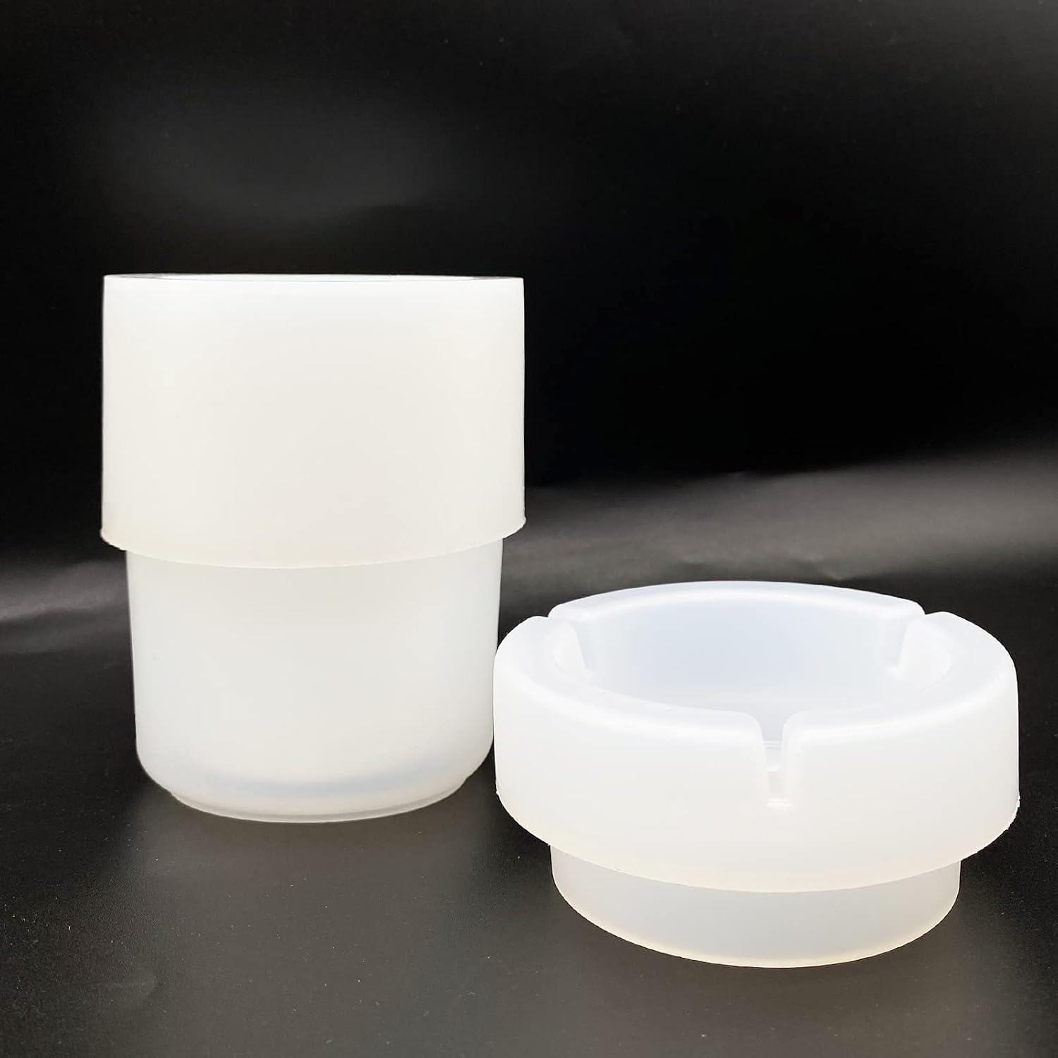 Car Ashtray Resin Molds Set Car Ashtray Mold with Lid Storage for Tobacco Ash DIY Resin Ashtray present, Resin