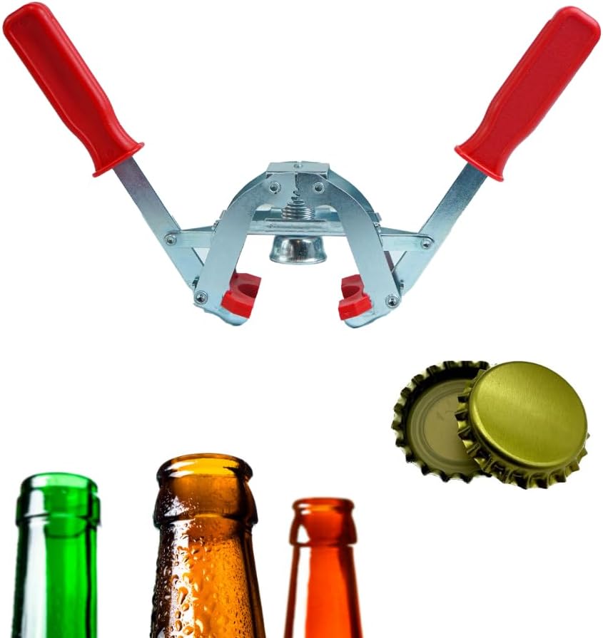Manual Beer Bottle Capper, 26mm Cap Sealer for Home Brewing, Easy to Use