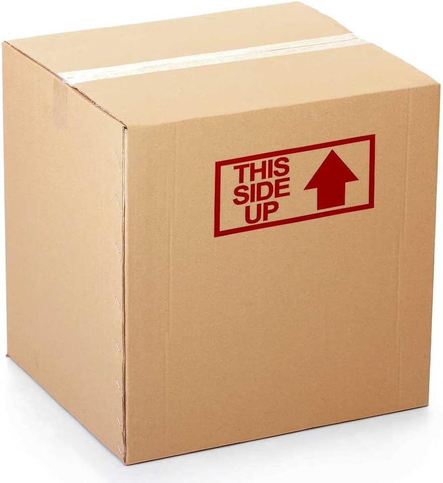 Ecommerce Self-Inking Box Stamps, This Side UP (Red)