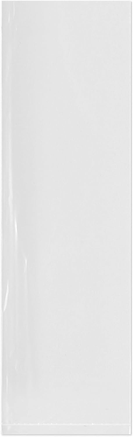 3 x 10 inch, 2 Mil Flat Open Clear Poly Bags (Pack of 100)