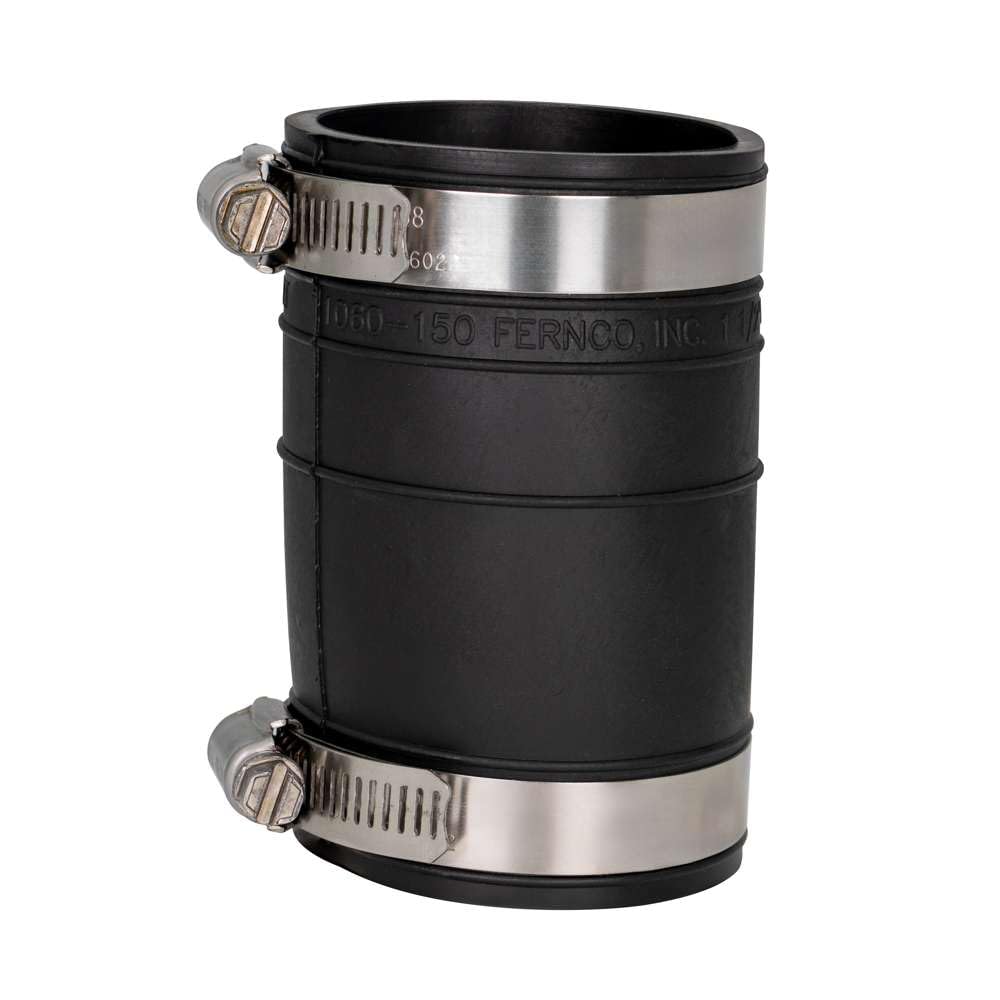 Fernco-. 1060-150 Rubber Flexible Socket Coupling 1.5 in.