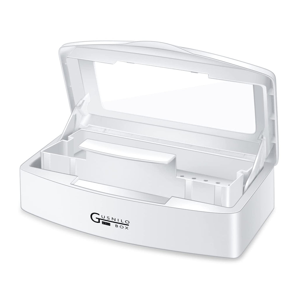 Sanitizing Tray - Disinfectant Container Nail Tool Sterilizer Box Plastic Sanitizing Box for Nail Tools, Hair