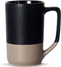 16 OZ Large Coffee Mug, Ceramic Coffee Mugs, Big Tea Cup, Black