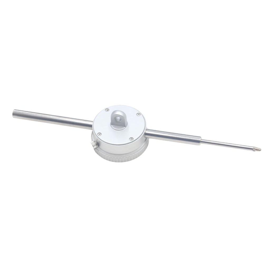 HFS Dial Indicator, 0-2" Range, 0.0005" Graduation, 1/4" Lug Back