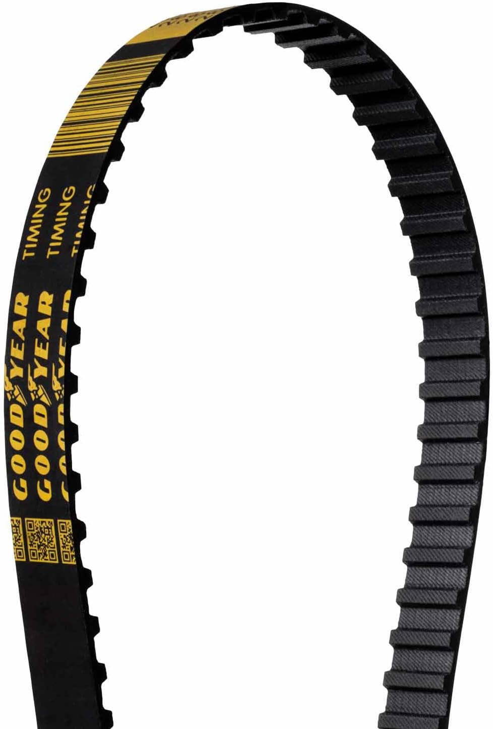 Goodyear 345L100 Trapezoidal Timing Belt: L Profile, 34.5 in Pitch Length, 1 in Width, 92 Teeth, 0.375 in Pitch
