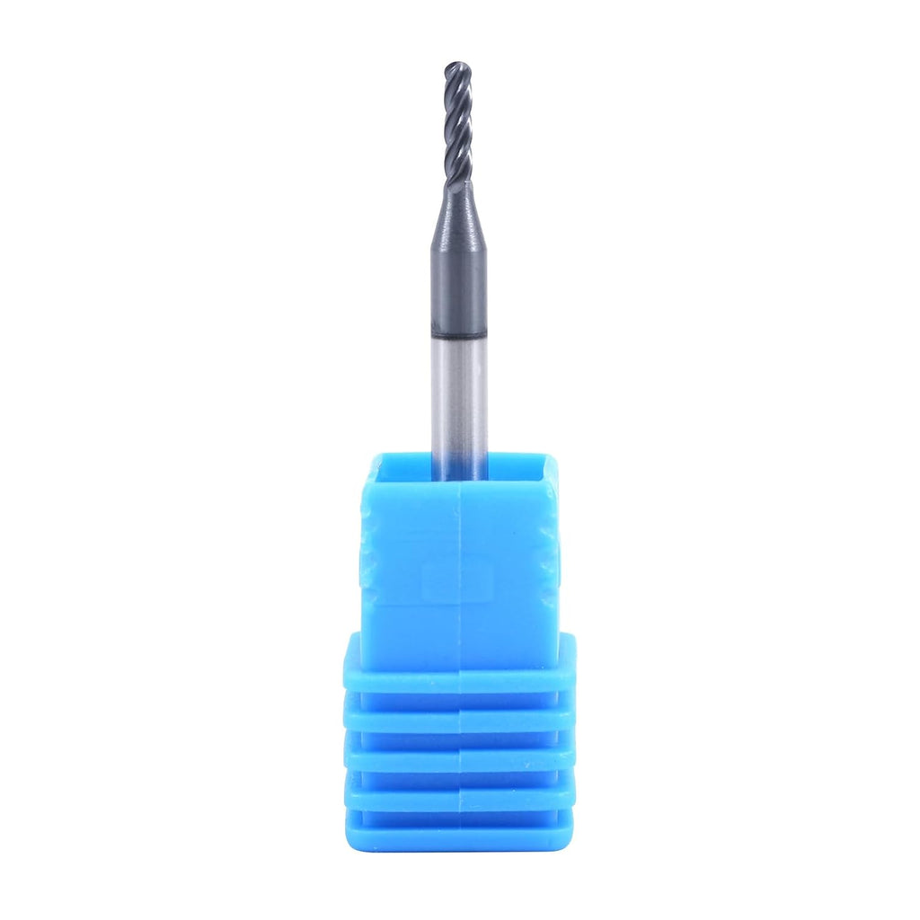 1/16" 4 Flute Carbide Ball Nose End Mill 1/8" Shank Diameter 1Pcs