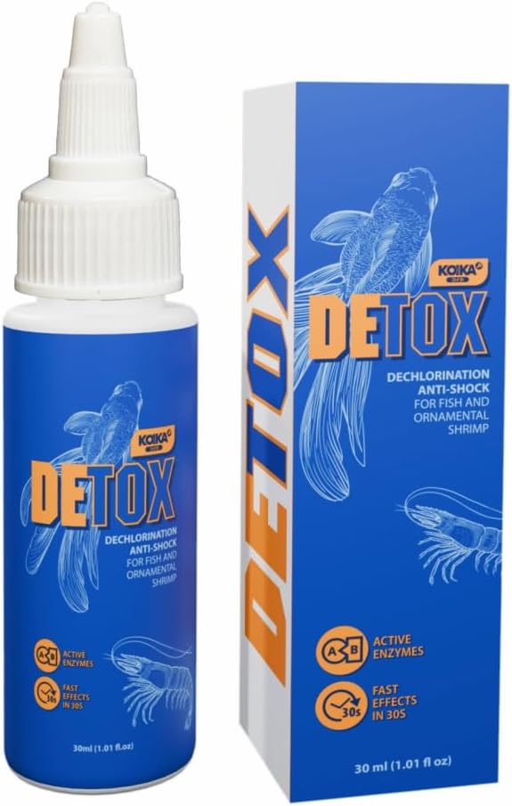 Aquarium Water Conditioner for Fish Tank – Tap Water Dechlorinator & Clarifier, Neutralizes Chlorine Ammonia Nitrite